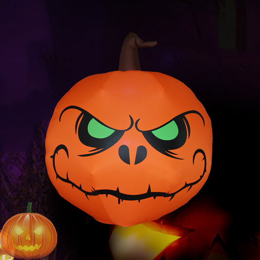 🎃 Citrouille Spectrale XL – Gonflable Halloween Lumineux